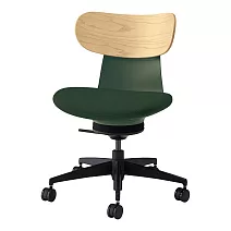 KOKUYO ingLIFE 日系機能人體工學辦公椅- (五足滑輪/無扶手)-墨綠