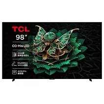 【活動優惠】TCL 98吋 98C7K QD-Mini LED 量子智能連網液晶顯示器 C7K Google TV 144Hz刷新率 含基本安裝+舊機回收