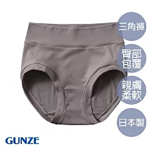 【日本GUNZE】天絲舒適透氣小褲 M 灰