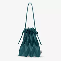 W&J繩結款｜Pavi studio 泰國新銳設計師.時尚W&J純色包.簡約設計.大容量.摺疊肩背包.100%總代理 W款孔雀藍