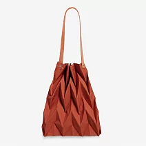 Pavi studio 泰國新銳設計師 摺疊肩背包 經典款-陽光橘