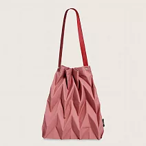 Pavi studio 泰國新銳設計師 摺疊肩背包 經典款-玫紅色