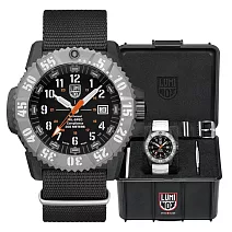 LUMINOX 雷明時 MIL-SPEC 美國軍規腕錶-風暴灰 雙錶帶禮盒組 3359SET