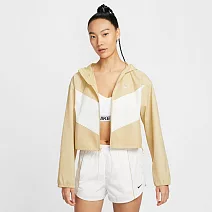 NIKE AS W NSW NK WR WVN LTWT HDED 女休閒外套-HJ1183783 M 卡其色