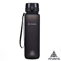 【ATUNAS 歐都納】戶外玩咖運動瓶/1000ML水壺/水瓶/A1KTGZ04- 黑
