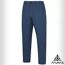 【ATUNAS 歐都納】男款都會彈性長褲/防曬涼感/大尺碼A1PA2523M- M 深藍