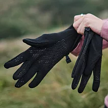 【紐西蘭Icebreaker】Quantum 保暖觸控手套-AC260 黑S