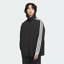 ADIDAS ST 3ST WV TT 男休閒外套-JL6091 M 黑色