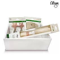 【Citron】幼兒餐具禮盒(迷你矽膠杯+矽膠餐墊+幼兒餐具兩件組) 芭蕾女孩