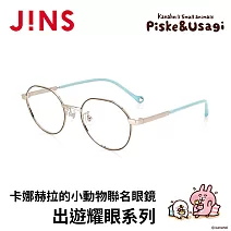 JINS x卡娜赫拉的小動物聯名眼鏡 出遊耀眼系列 (UMF-25S-163-198) 黑x金