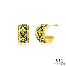 【點睛品】福綿藏韻 黃金耳環 (一對)