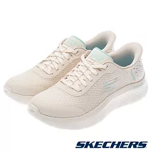 SKECHERS GO WALK FLEX 瞬穿舒適科技 女 休閒鞋 健走鞋-125502NAT US6.5 白色