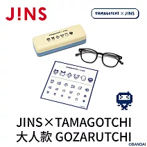 JINS×TAMAGOTCHI (URF-25A-171-194)大人款 GOZARUTCHI(黑色)