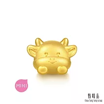 【點睛品】Charme Mini 十二生肖-小牛寶 黃金串珠