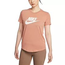 NIKE AS W NSW CLUB SS TEE ICN FTRA 女短袖上衣-DX7907688 XS 橘色