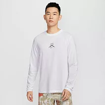 NIKE AS M NK DF TEE LS TRAIL SSNL 男 長袖上衣-HJ3602100 M 白色