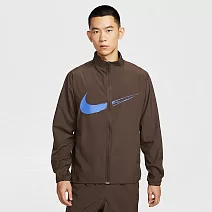 NIKE AS M NK DF FORM JKT GFX 男休閒外套-HV0395237 M 棕色