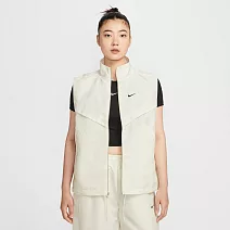 NIKE AS W NSW NK LIQ SHINE VEST 女休閒背心-HV2473133 S 白色