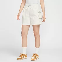 NIKE AS W NSW WVN HR SHORT GCEL 女休閒短褲-IH9273047 XS 白色