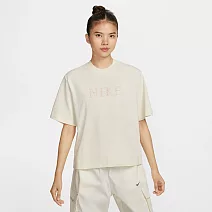 NIKE AS W NSW SS TEE BOXY BSB GCEL 女短袖上衣-II0446047 S 白色