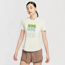 NIKE AS W NK SWIFT DF SS TOP GCEL 女短袖上衣-II0465047 L 白色