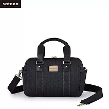 satana - New Denim 小波士頓包 - 丹寧黑