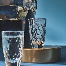 【德國 RITZENHOFF】濃縮咖啡．SHOT烈酒兩用對杯組(兩入) -鋒線 / 53 ml