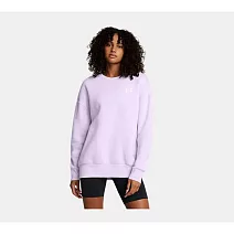 Under Armour 女 Essential Fleece OS 長袖套頭衫-1379475-535 XL 粉紅色