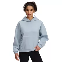 Under Armour 女 Unstoppable Fleece 連帽長袖套頭衫-1387884-466 L 藍色