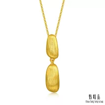 【點睛品】g*系列金色摩登 黃金項鍊