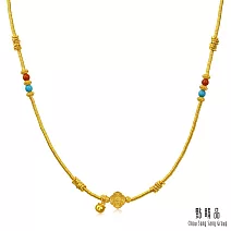 【點睛品】四合錦繡 黃金項鍊_計價黃金