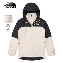 The North Face M SANGRO FLEECE TRICLIMATE - AP 男兩件式外套-NF0A89ZPROU 2XL 米白色