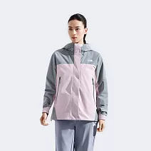 The North Face W BLIZZARD FLEECE GTX TRICLIMATE JACKET 女三合一防水外套-NF0A8DRJEI0 L 灰粉色