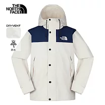 The North Face M REIGN ON JACKET - AP 男防水外套-NF0A8FZMAEJ 3XL 白藍色
