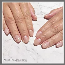 台北 【Aimer 艾．指藝美睫】手部單色凝膠含指緣硬皮處理（不含延甲、卸甲）