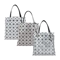 ISSEY MIYAKE 三宅一生 BAOBAO PRISM 7x7亮面手提包-任選色 白色