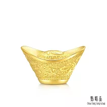 【點睛品】納福元寶 黃金擺件_計價黃金(約1錢)