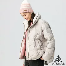 【ATUNAS 歐都納】女款都會保暖羽絨外套A8GA2521W- M 玫瑰金