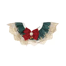 Bestkin 皇家舞會蕾絲頸圈 XS 綠