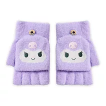 【ONEDER 旺達】三麗鷗兒童保暖手套 迪士尼針織手套 露指毛氈手套-  酷洛米 KU-LM001