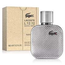 Lacoste 經典流光銀灰男性淡香精-Tester(100ml)