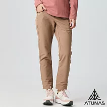 【ATUNAS 歐都納】女款石墨烯蓄熱抑菌抗臭輕保暖長褲/大尺碼/小尺碼A1PA2506W- XS 可可棕