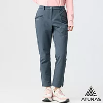 【ATUNAS 歐都納】女款石墨烯蓄熱抑菌抗臭輕保暖長褲/大尺碼/小尺碼A1PA2506W- XS 暗藍