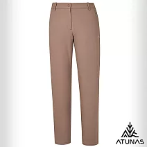 【ATUNAS 歐都納】女款刷毛抗風保暖輕量長褲/大尺碼/小尺碼A6PA2532W- XS 摩卡棕