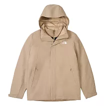 The North Face M MTN PERF DOWN TRI JACKET - AP 男防水羽絨內裡三合一外套-NF0A81QSBOX 2XL 棕色