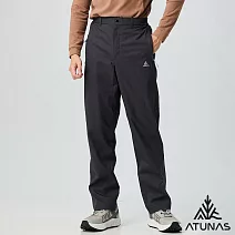 【ATUNAS 歐都納】男款保暖刷毛防水長褲/大尺碼/A8PA2533M- 2XL 黑
