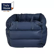 【Truly House】可拆洗車載狗窩車用神器 毛孩 載狗 載貓 (兩色任選)  藍色