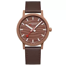 MONDAINE 瑞士國鐵 essence Mocha全球限量紀念錶 4117LTV / 41mm