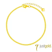 【Just Gold 鎮金店】相扣 黃金手鍊 (網路限定)
