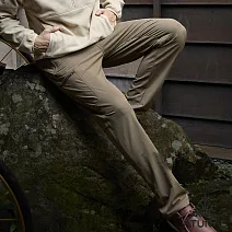 【ATUNAS 歐都納】男款竹炭彈性長褲/抗臭吸濕排汗/大尺碼A1PA2542M- M 深棕褐